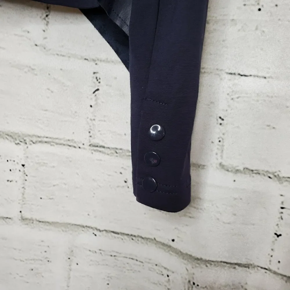 Kut from the Kloth Blue Draped Open Jacket